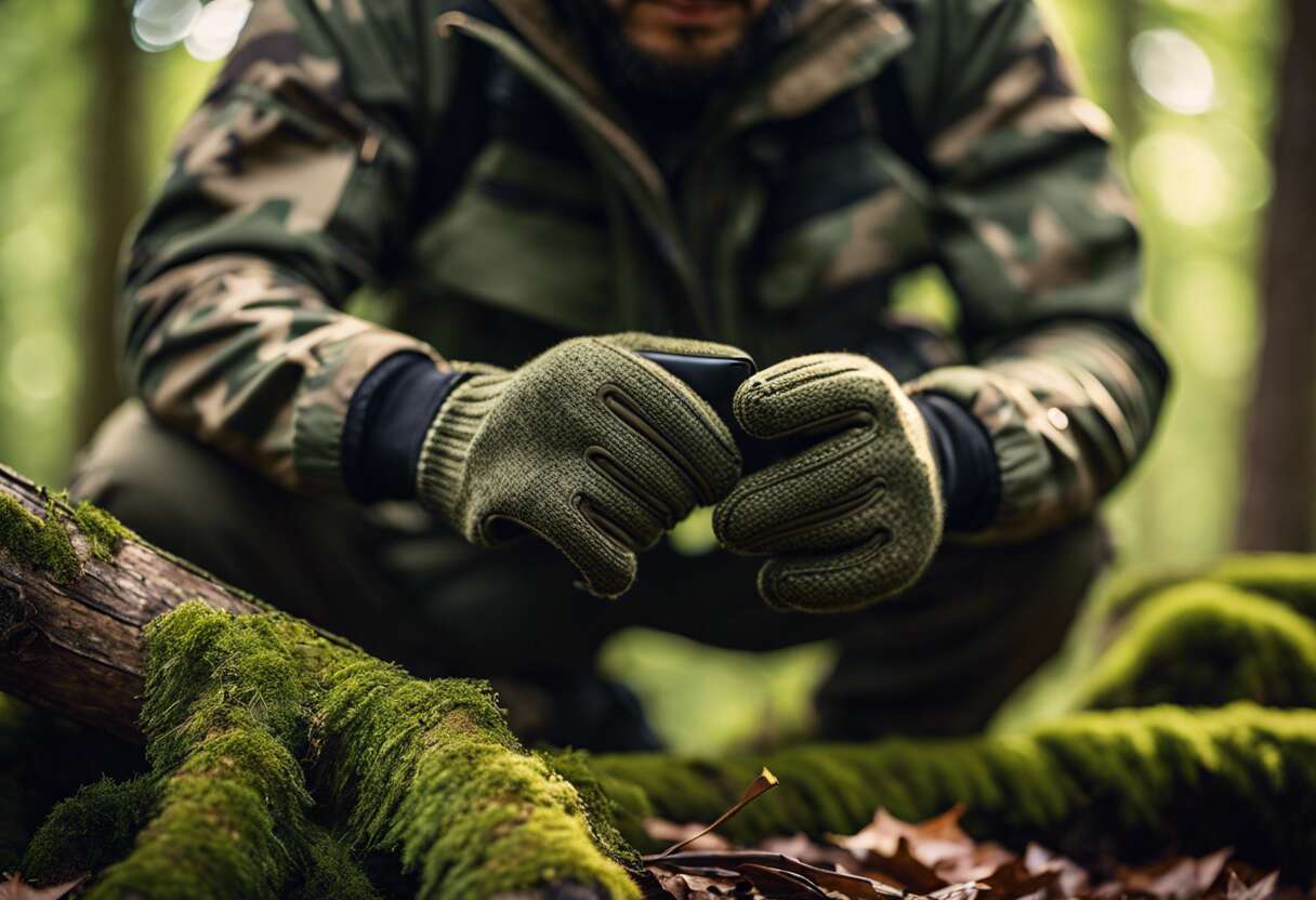 Pourquoi opter pour des gants de camouflage en nature