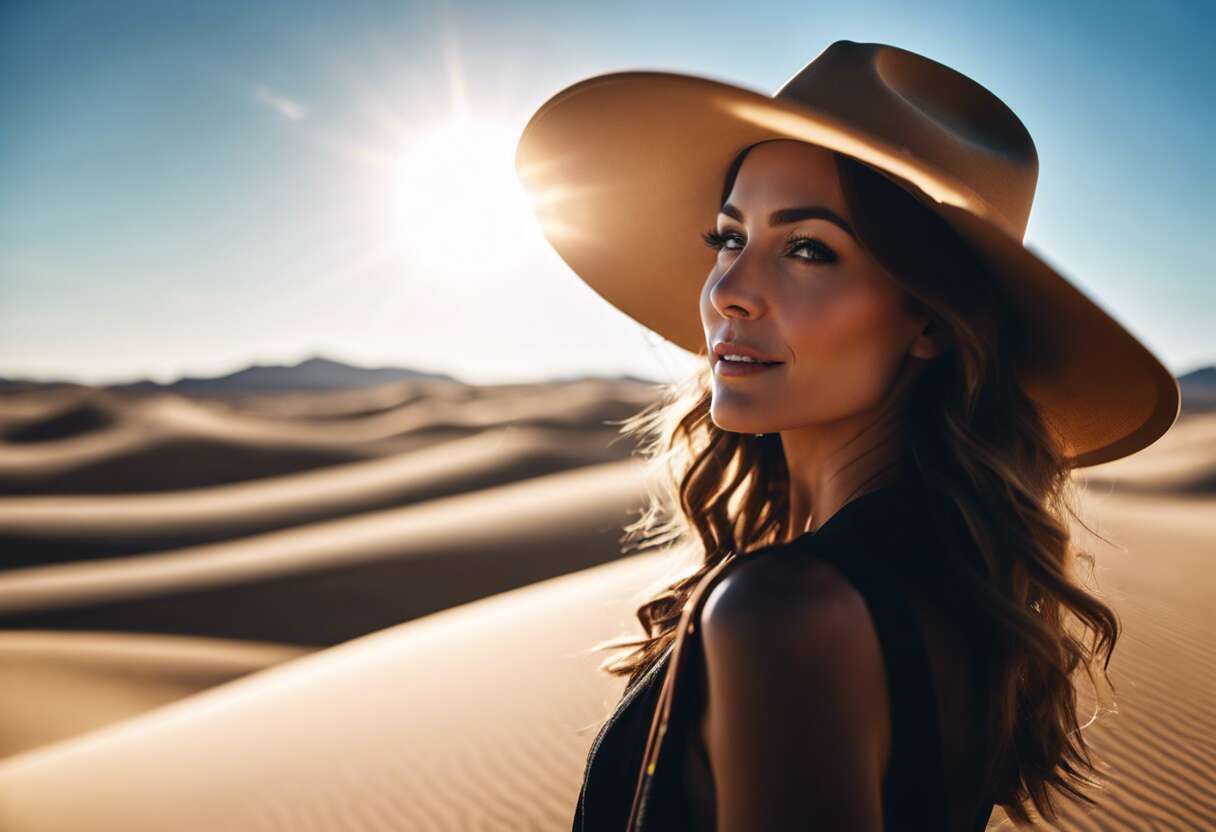 Protéger sa tête du soleil brûlant : chapeaux pour les déserts arides