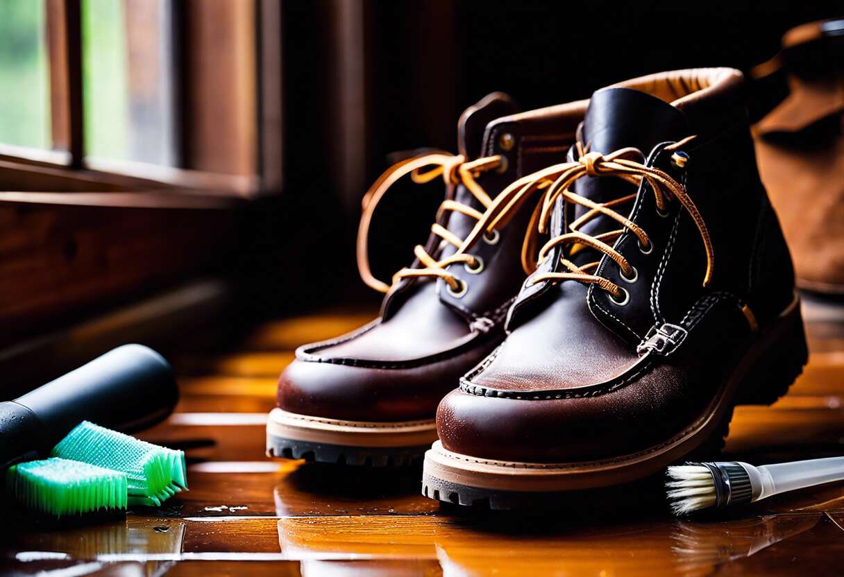 Soins quotidiens : préserver la robustesse de vos chaussures tout-terrain