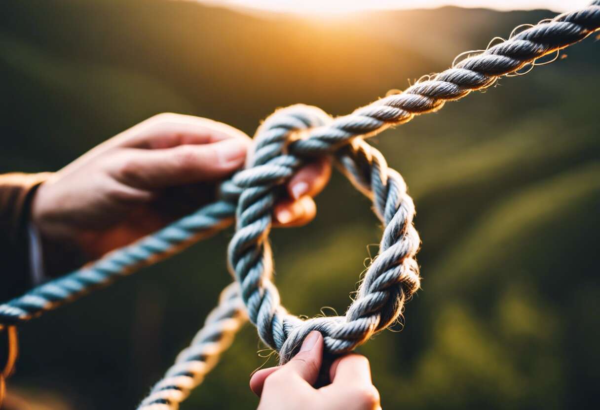 Comment faire un nœud de tendeur : guide étape par étape
