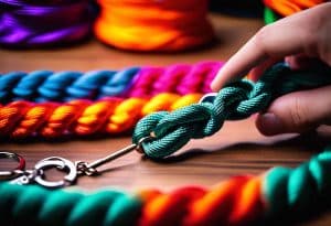 Porte-clés Paracord 550 Personnalisable - Corde Tressée USA, Marque TJParacord, Idéal Survie Ou Style