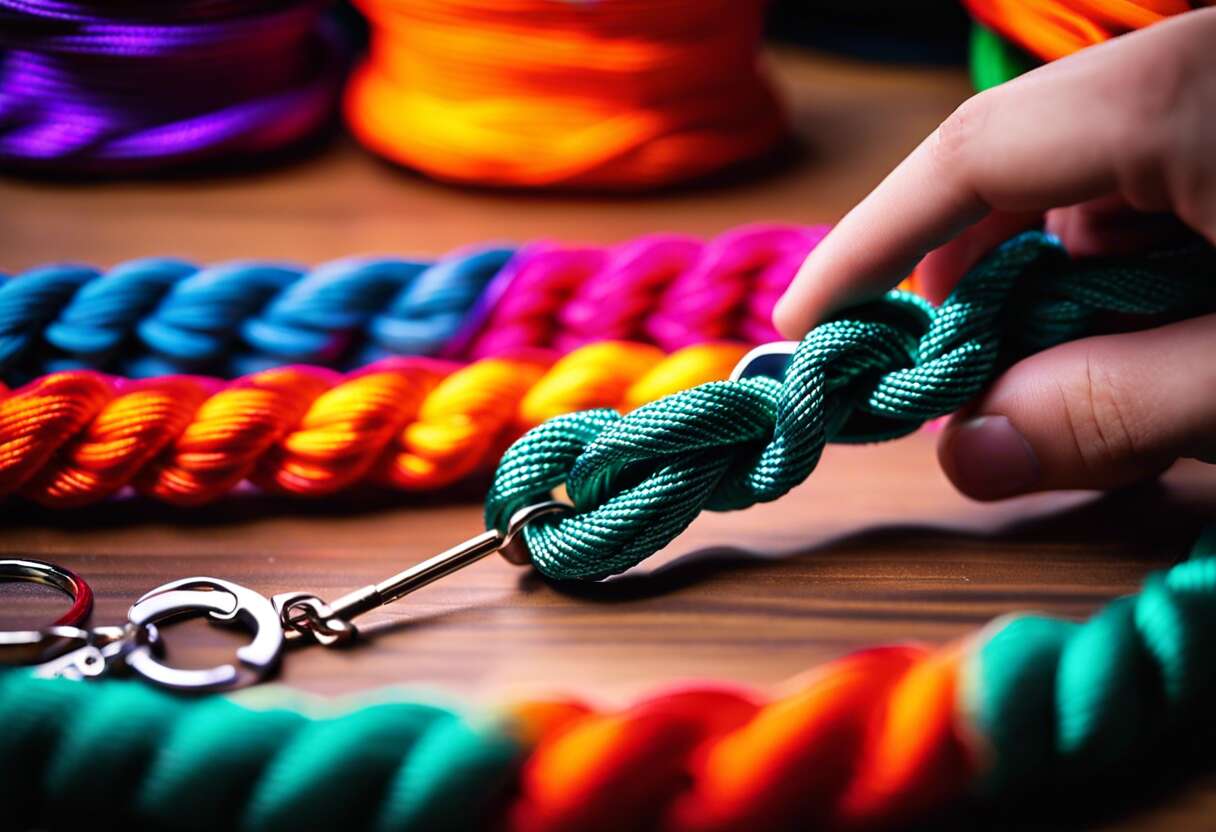 Fabrication porte-clé en paracorde : votre tutoriel complet