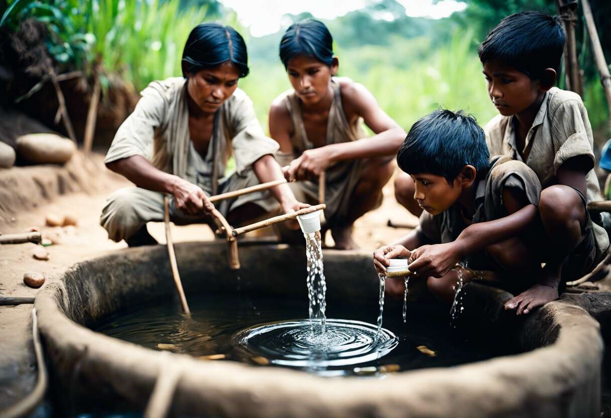 Méthodes traditionnelles d'épuration de l'eau