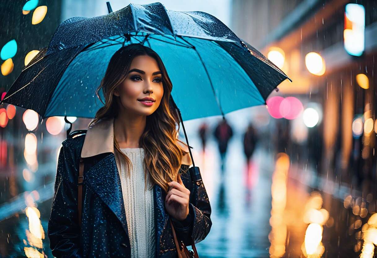 Gardez l'รฉlรฉgance sous la pluie : top des vรชtements techniques stylรฉs