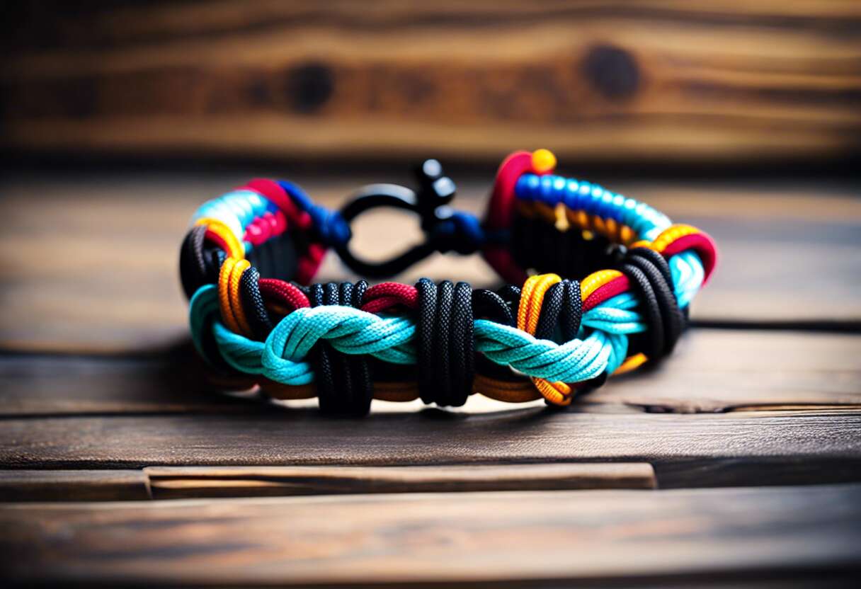 Comment faire un bracelet de survie sans attache : guide pas à pas