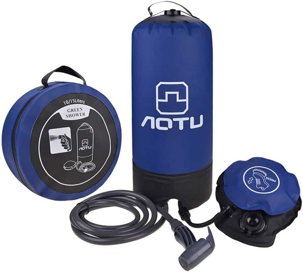 Test : destinely douche nomade 11L pour camping et randonnée