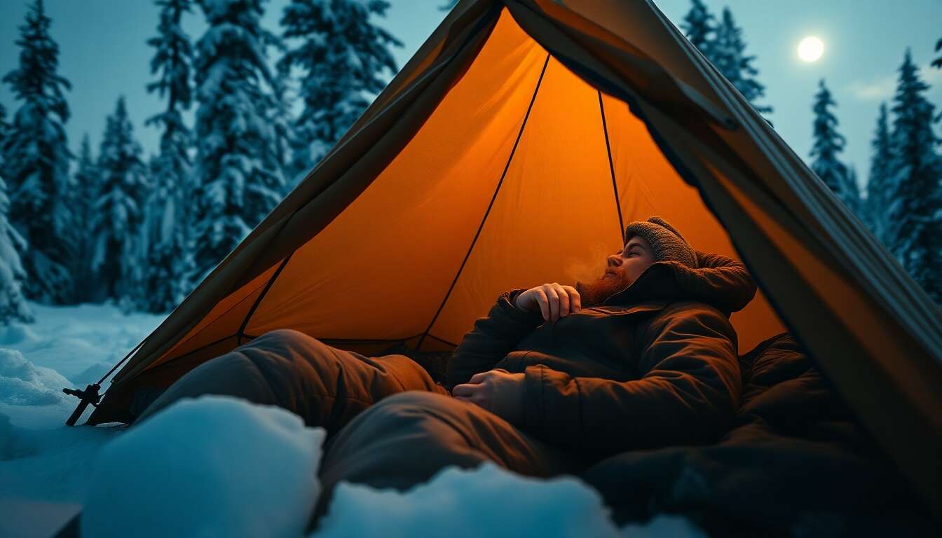 Réguler sa température corporelle pendant le sommeil en expédition