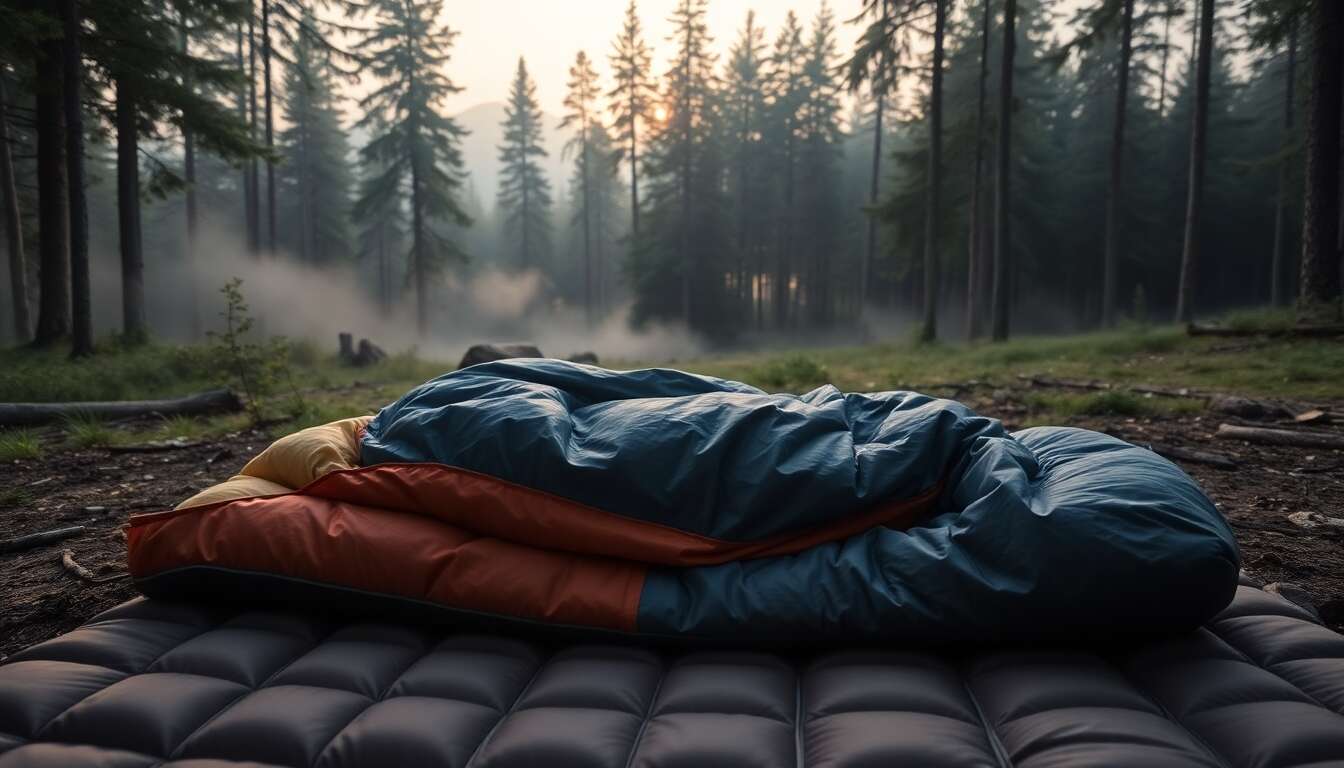 Barriรจre contre le froid : importance du tapis de sol sous votre sac de couchage