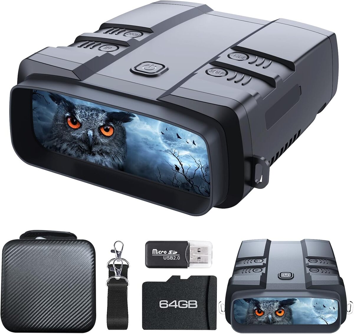 Test des lunettes de vision nocturne VABSCE 4K infrarouge