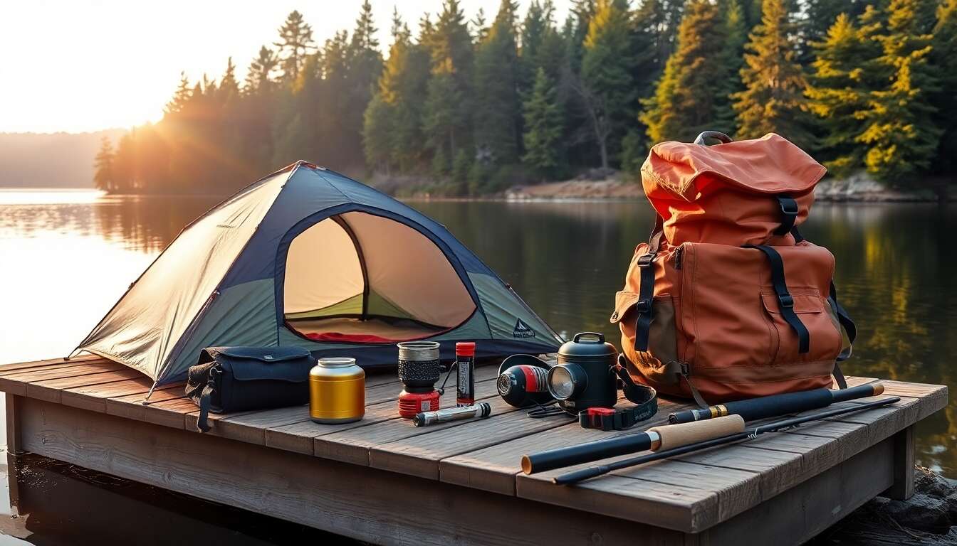 &eacute;quipement essentiel pour d&eacute;buter en canot-camping