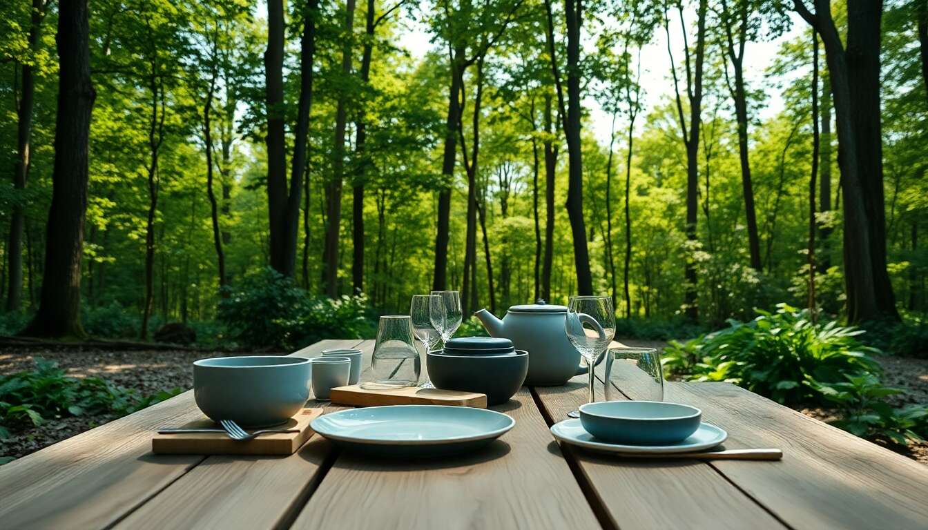 Innovations matérielles : quel impact sur la durabilité de la vaisselle outdoor ?