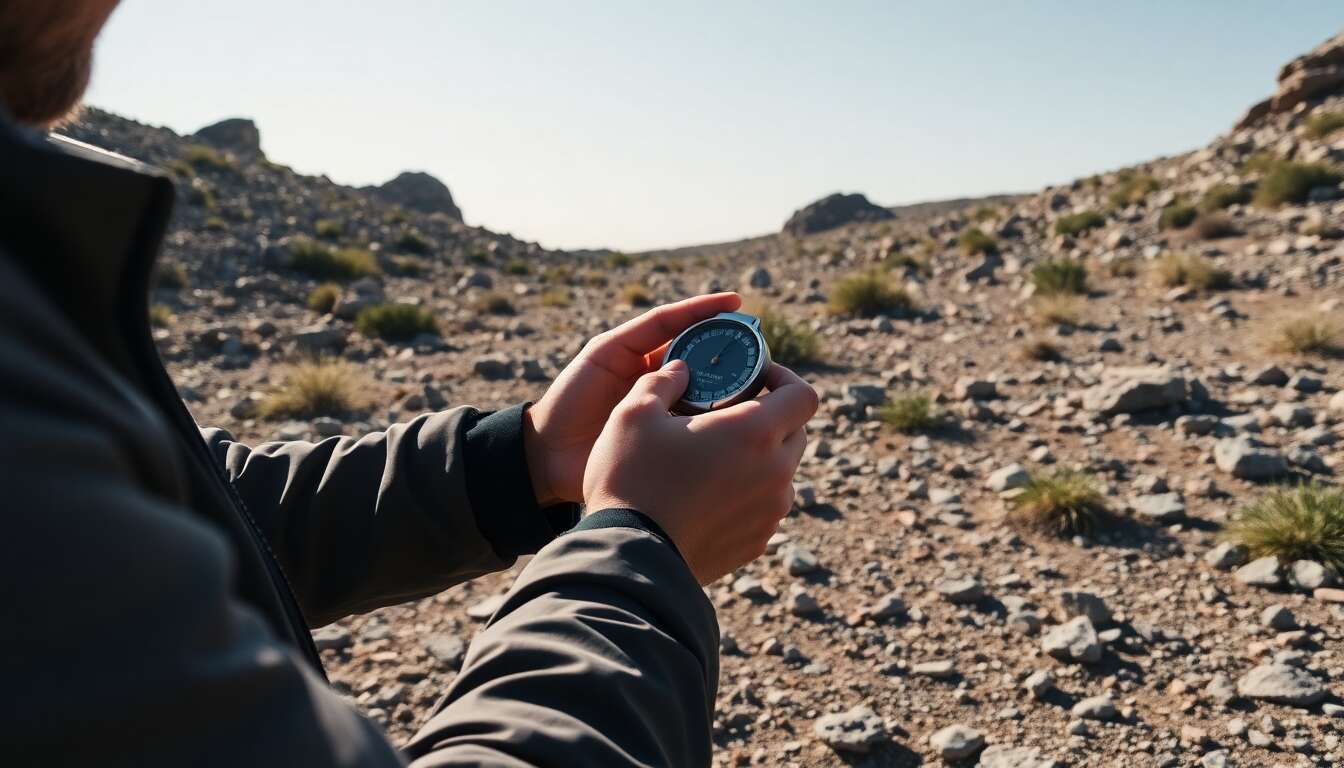 Apprendre ร s'orienter avec un clinomรจtre en terrain accidentรฉ