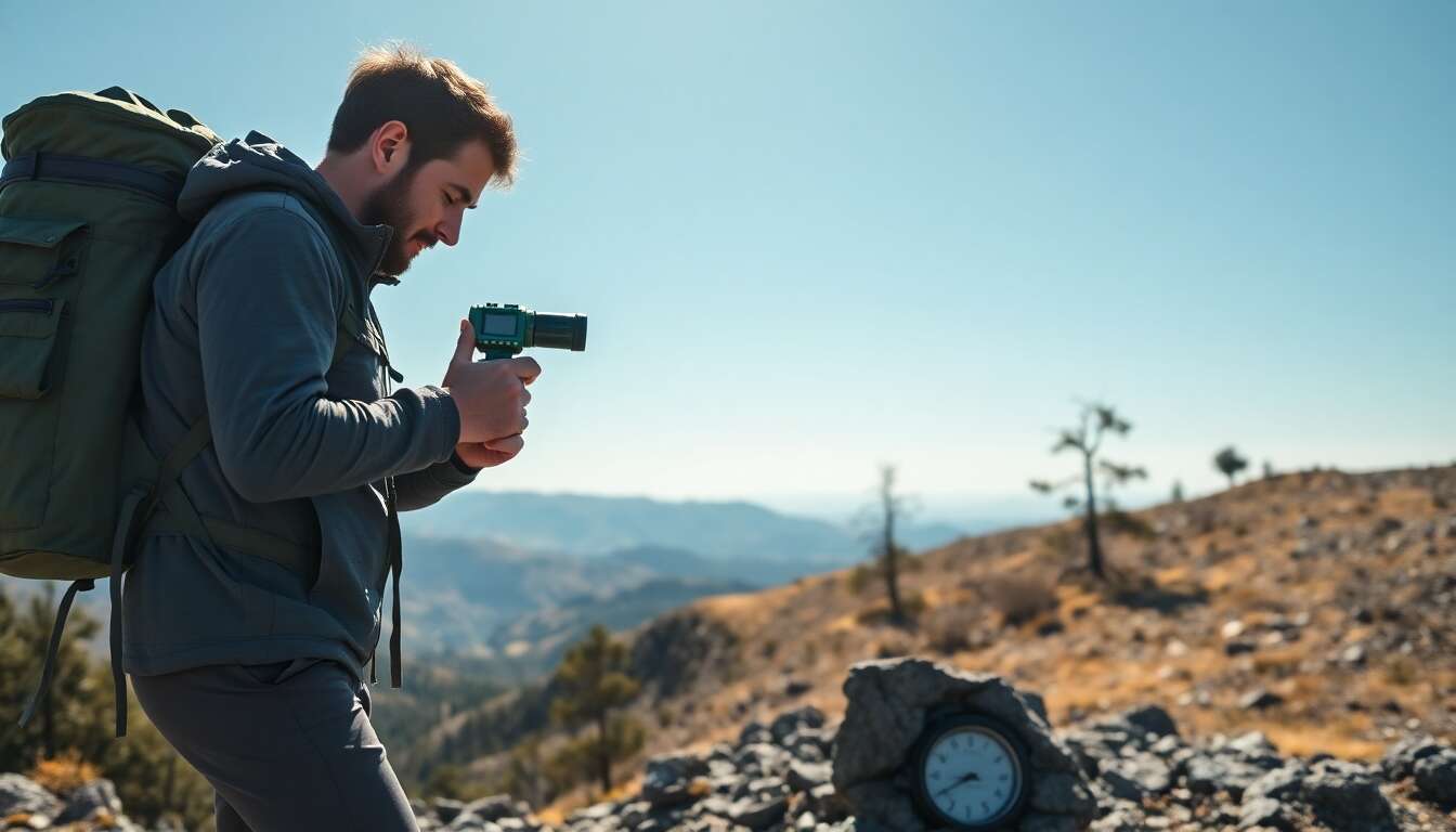 Techniques pour mesurer l'inclinaison du terrain accident&eacute;