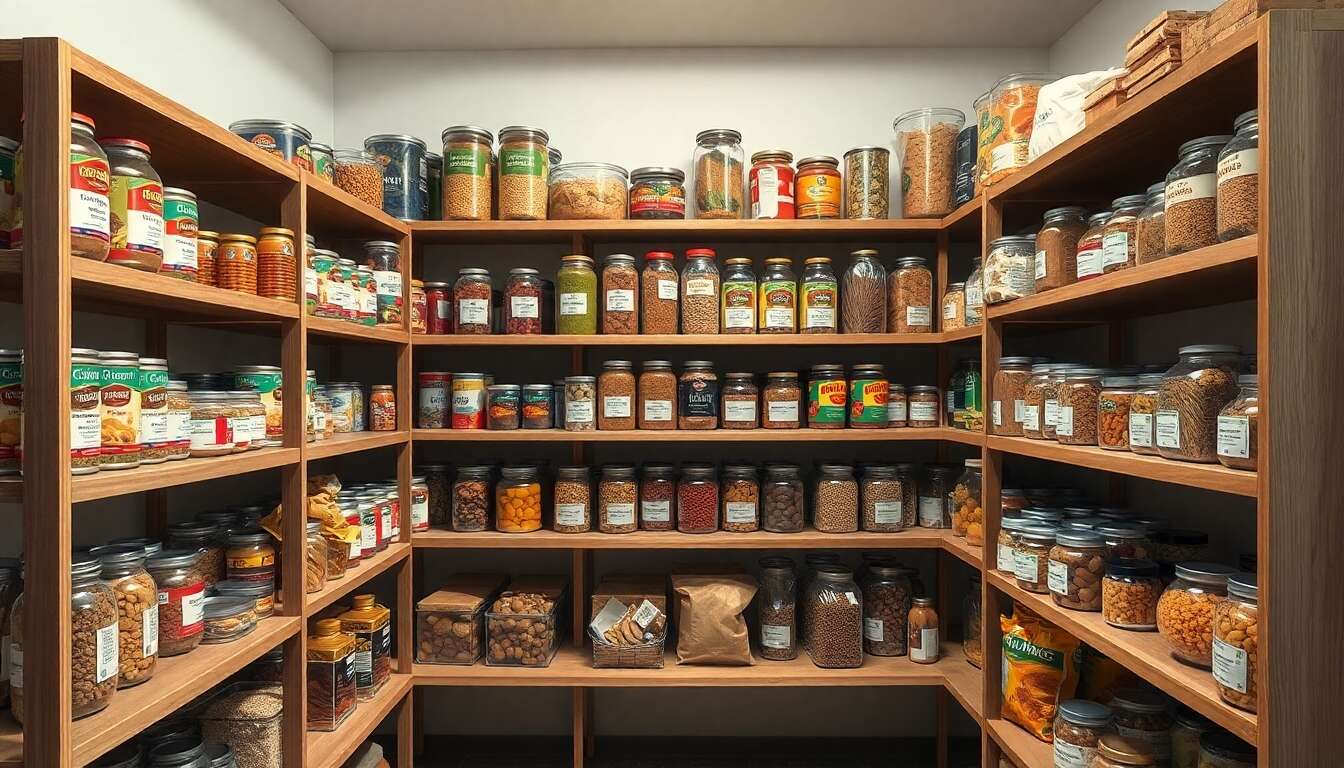 Comment stocker efficacement sa nourriture de survie