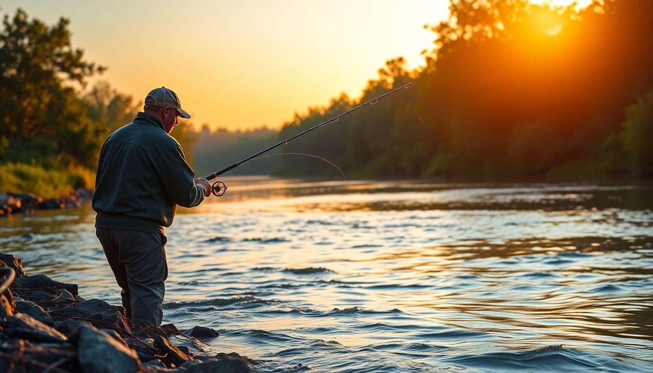 Choisir le mat&eacute;riel adapt&eacute; pour la p&ecirc;che en rivi&egrave;re