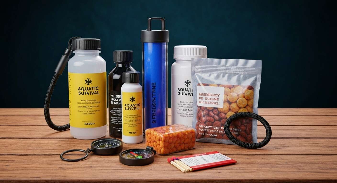 Kits de survie aquatique : essentiels pour garantir une eau saine