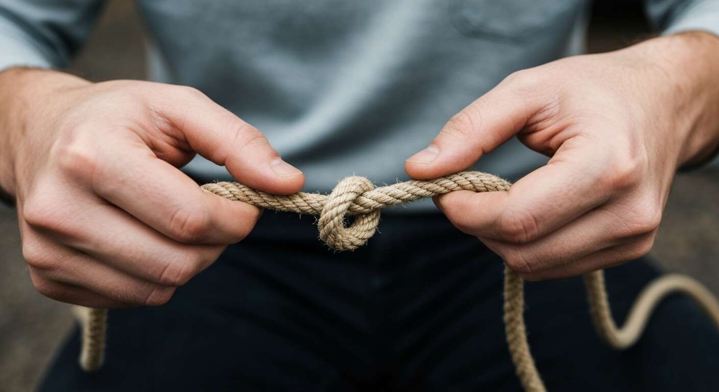 Comment faire un nœud bien serré : guide étape par étape