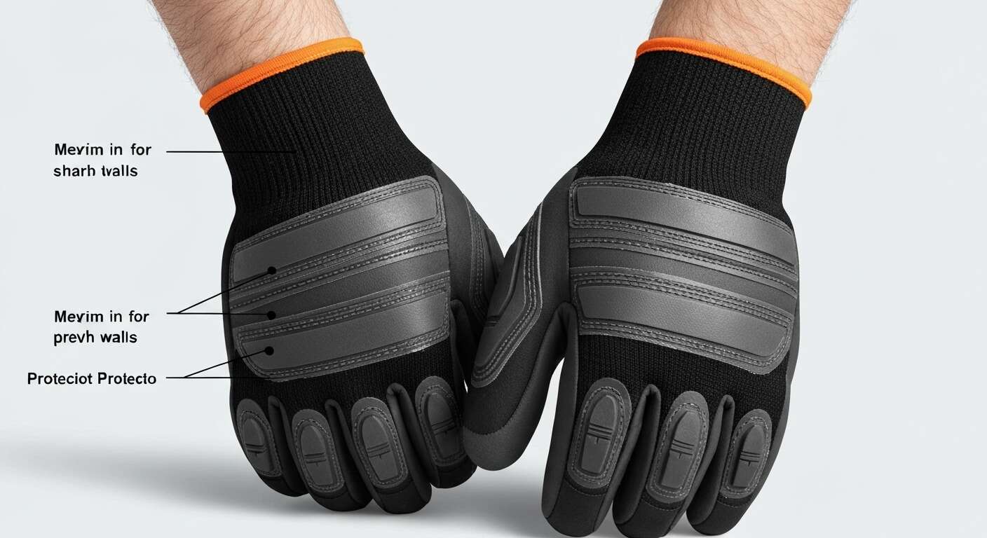 Choix de gants robustes pour la manipulation d'outils tranchants