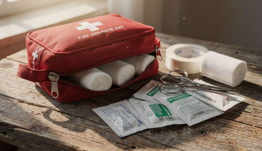 Bandages d'urgence : quel matériel toujours avoir sur soi ?