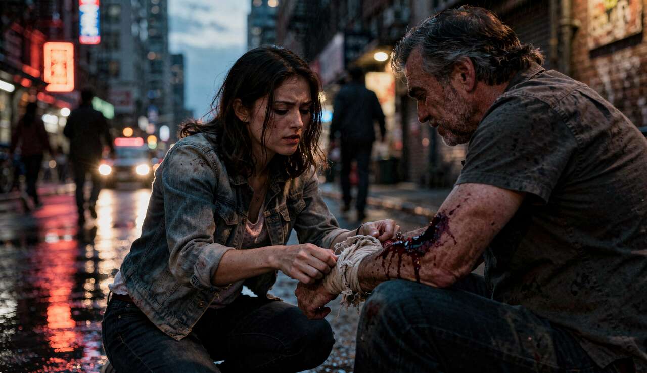 Survie urbaine : le tourniquet improvisé face à un saignement abondant