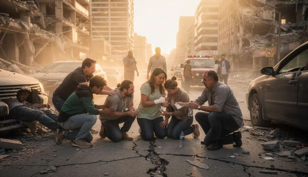 Premiers soins en cas de tremblement de terre : réflexes salvateurs