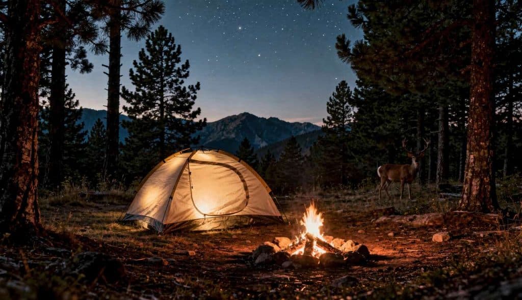Astuces pour camper sereinement dans une zone à risque faunique
