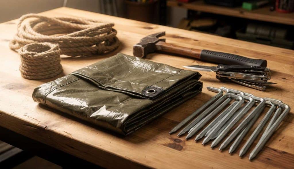 Confectionner un abri d'urgence : méthodes simples et rapides