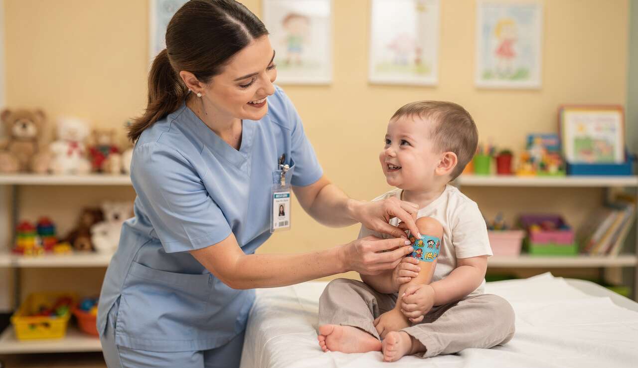 Le r&ocirc;le &eacute;ducatif des pansements pour distraire et apaiser les enfants