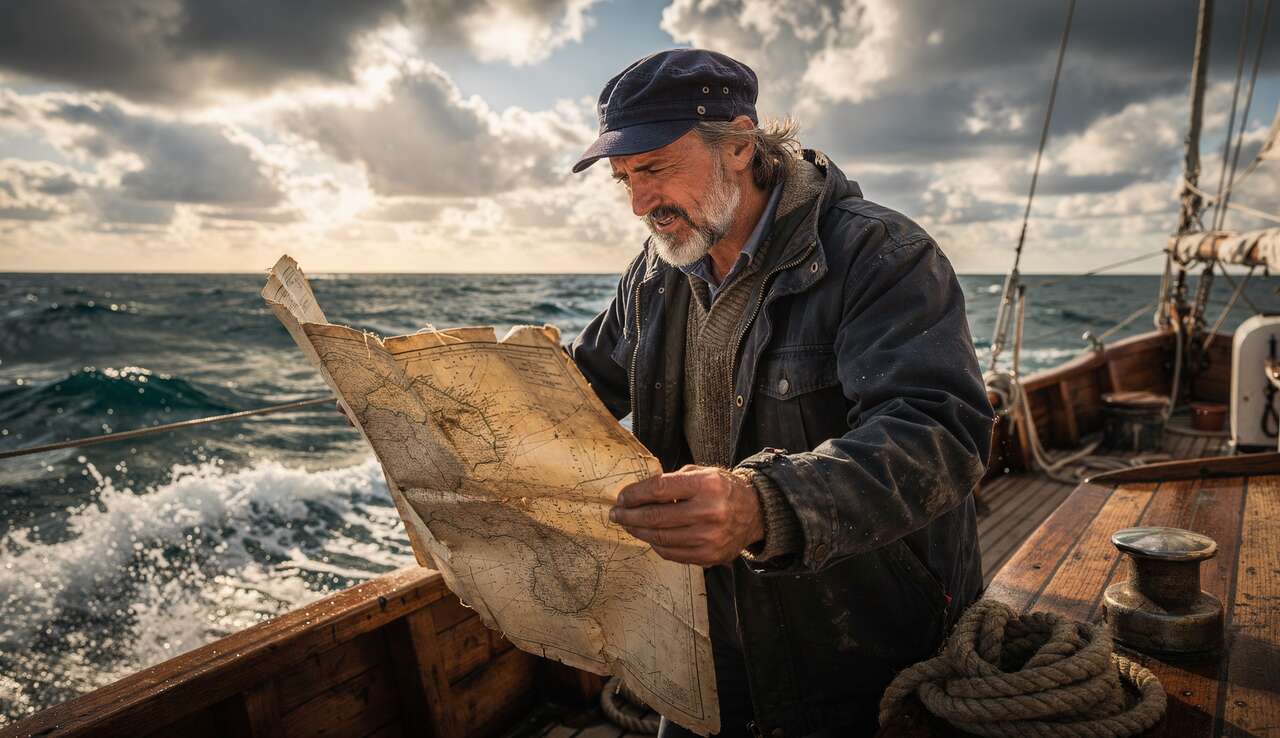 Survivre avec des cartes marines : orientation en milieu aquatique