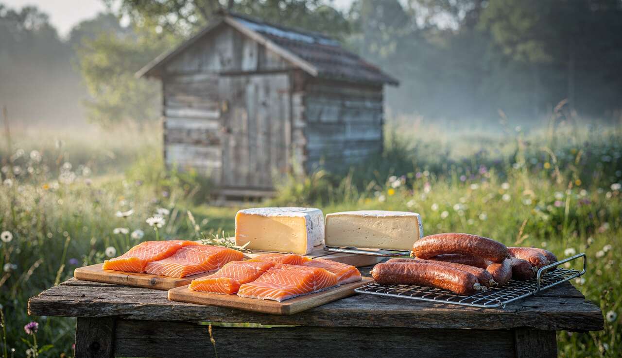 Les aliments id&eacute;aux pour fumer &agrave; froid