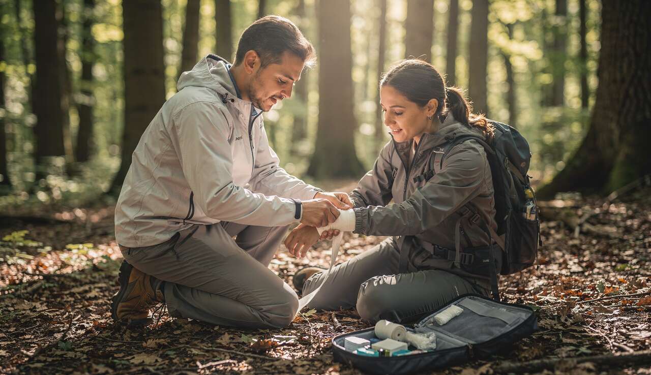 Premiers secours en milieu sauvage : maîtriser le bandage compressif