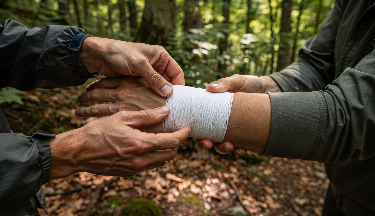 Les &eacute;tapes cl&eacute;s pour appliquer un bandage compressif