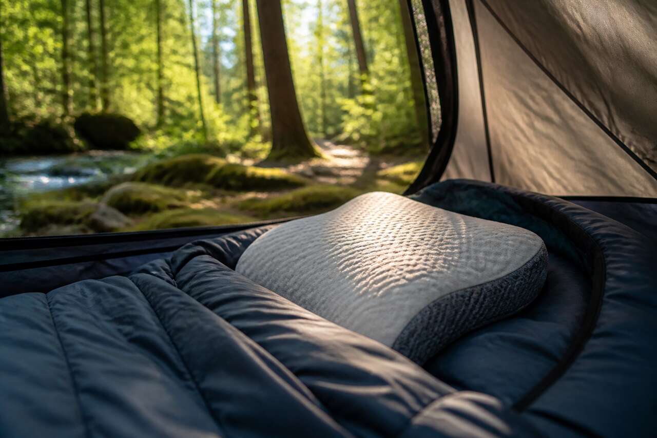 Choix d'un oreiller de camping : critères essentiels