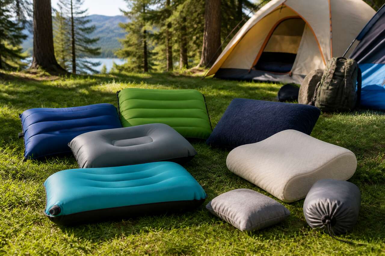 Les diffรฉrents types d'oreillers de camping Les diffรฉrents types d'oreillers de camping