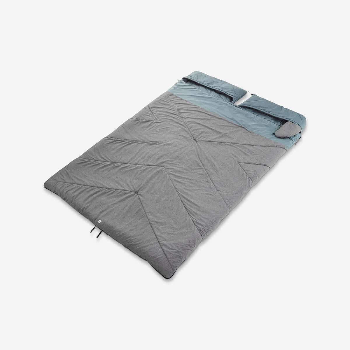 Test du sac de couchage Decathlon Utim confort aménagé pour 2 personnes