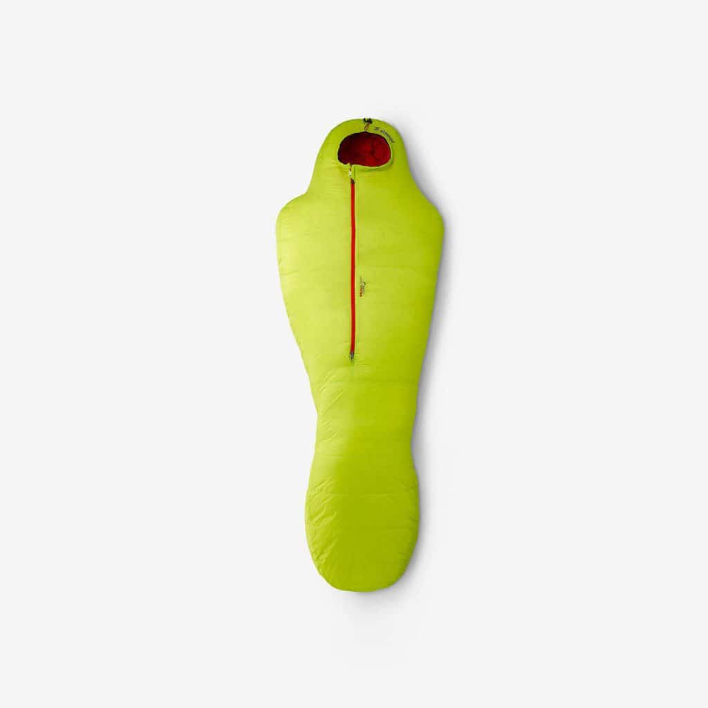 Test du sac de couchage alpinisme Makalu III Decathlon -12°C taille l