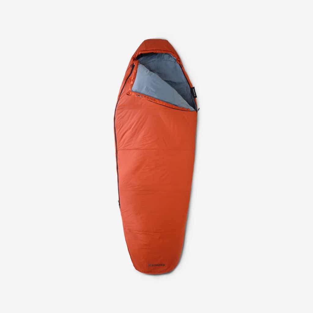 Test du sac de couchage Decathlon MT500 10°C jumelable